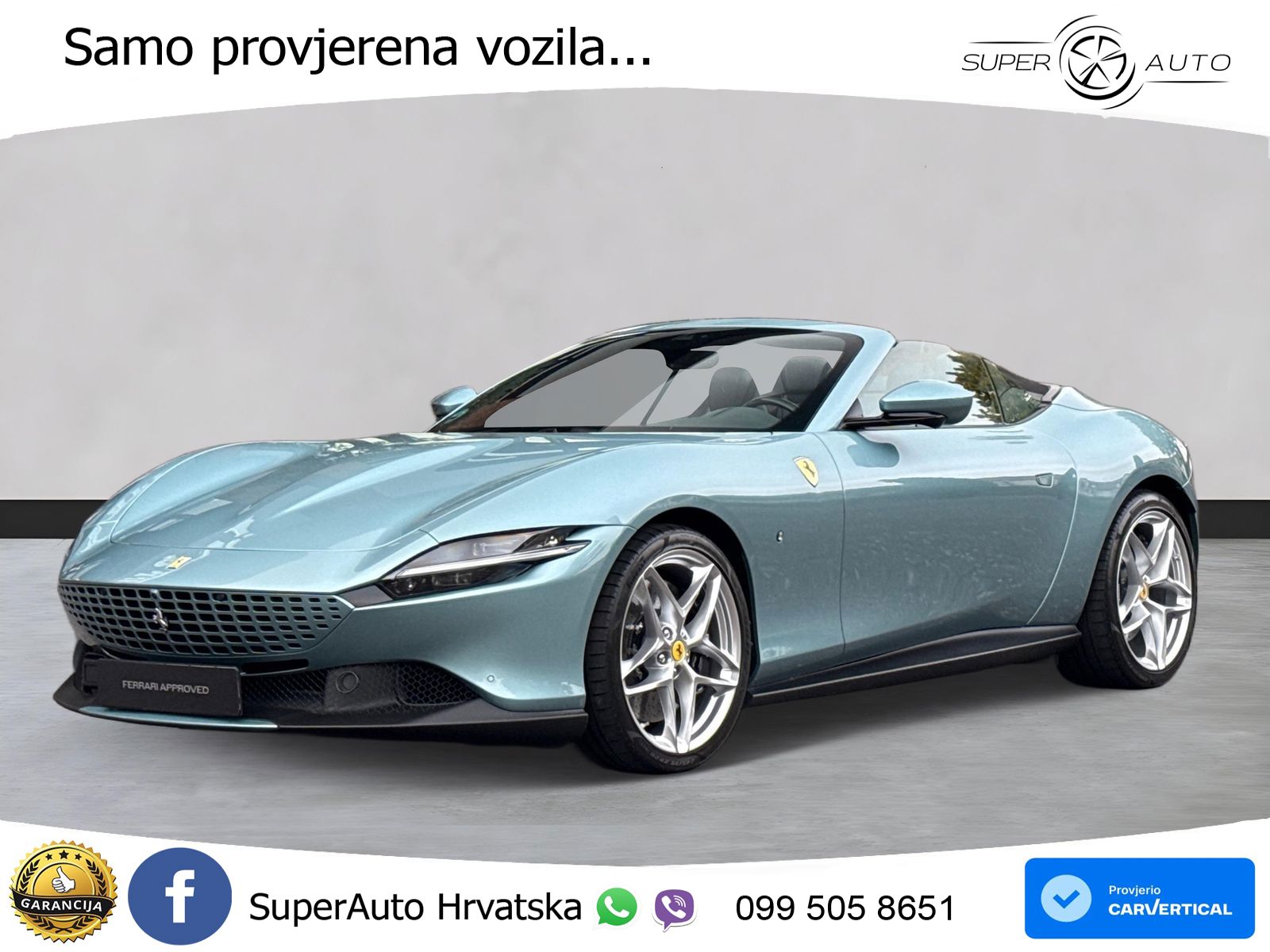 Ferrari Roma Spider 3.9 V8 (620 KS) F1 DCT LED+GR SJED+ACC