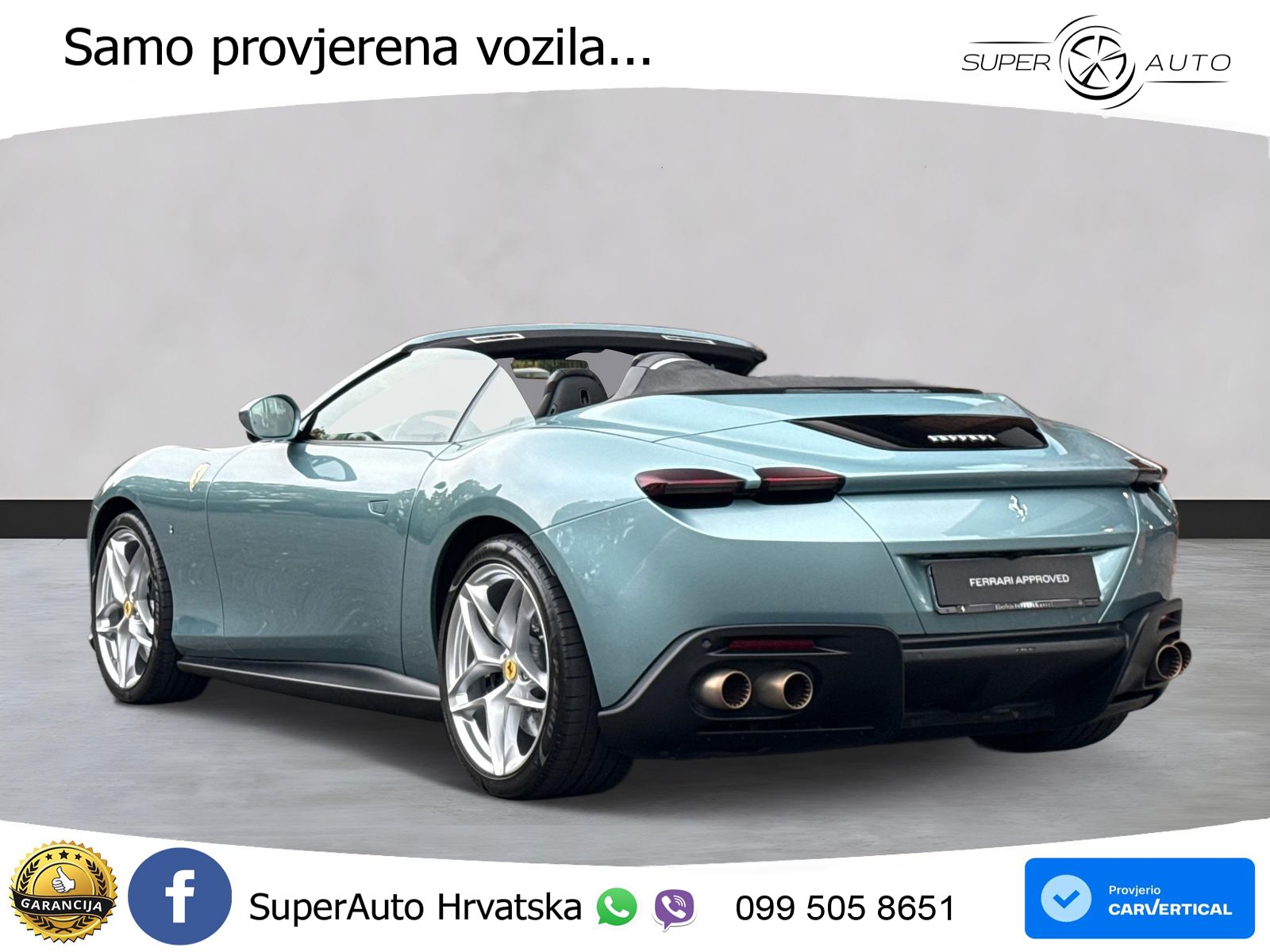 Ferrari Roma Spider 3.9 V8 (620 KS) F1 DCT LED+GR SJED+ACC