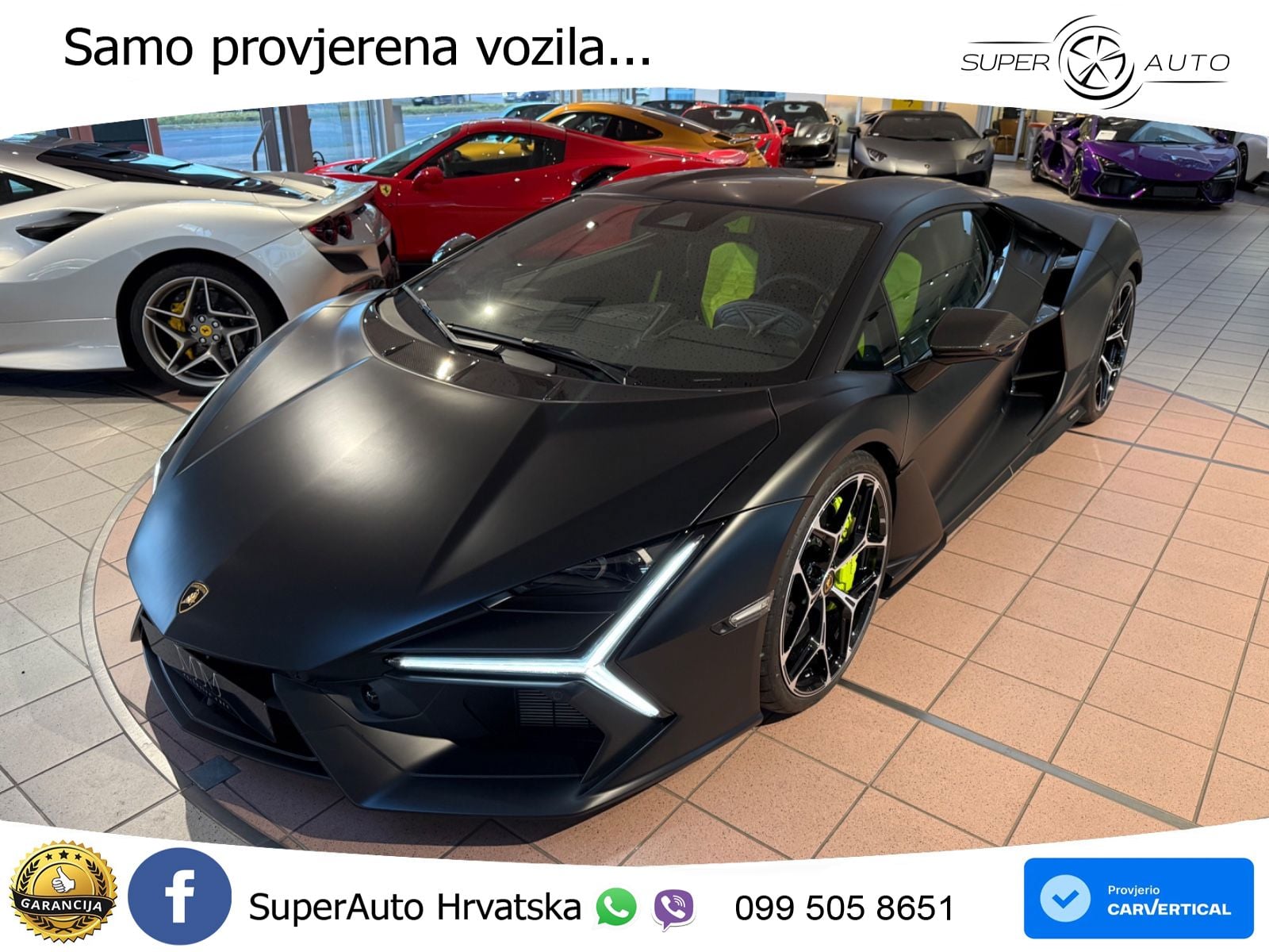 Lamborghini Revuelto 6.5 V12 (1015 KS) 4WD DCT LED+GR SJED+ACC