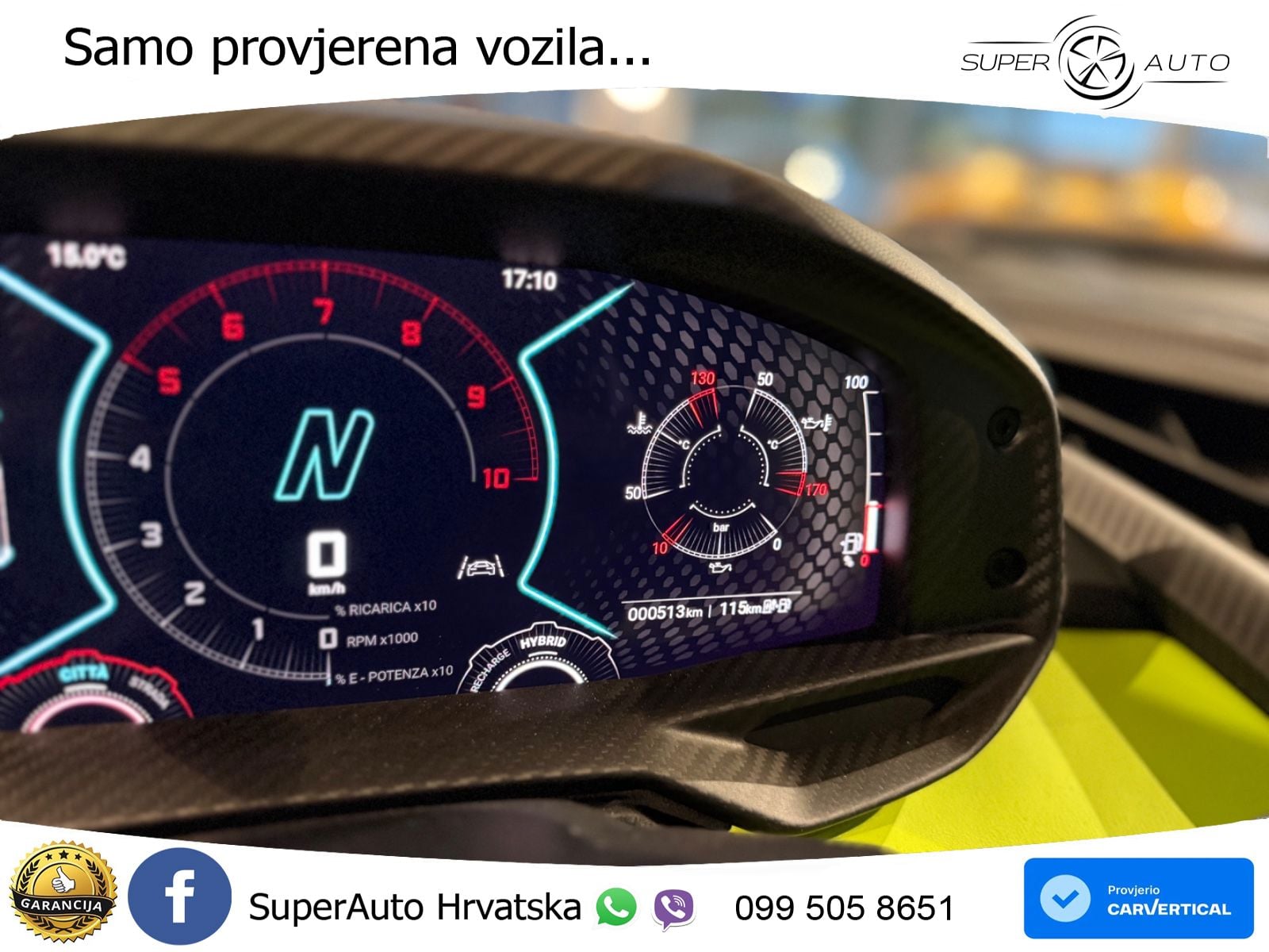 Lamborghini Revuelto 6.5 V12 (1015 KS) 4WD DCT LED+GR SJED+ACC