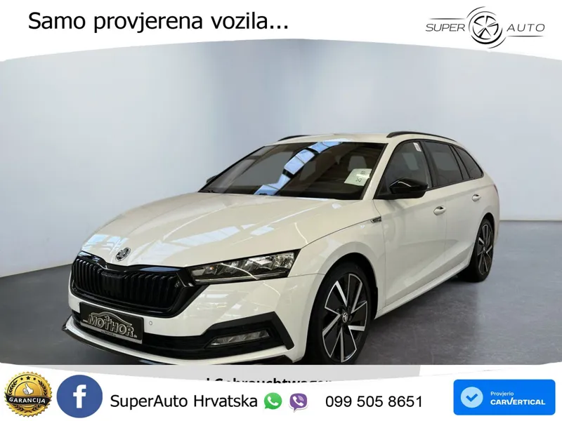 Škoda Octavia Combi 2.0 TSI (190 KS) 4x4 DSG SportLine LED+GR SJED+ACC