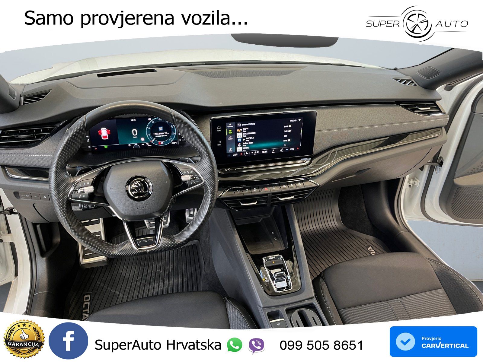 Škoda Octavia Combi 2.0 TSI (190 KS) 4x4 DSG SportLine LED+GR SJED+ACC
