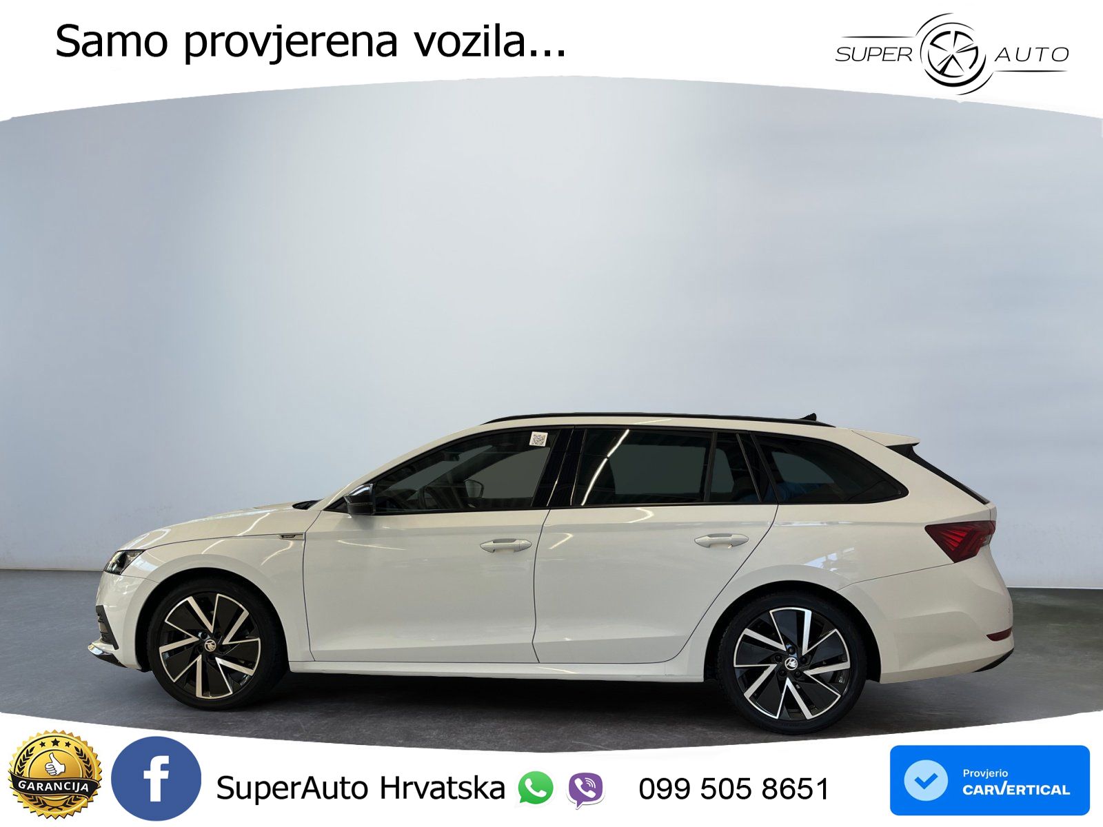 Škoda Octavia Combi 2.0 TSI (190 KS) 4x4 DSG SportLine LED+GR SJED+ACC