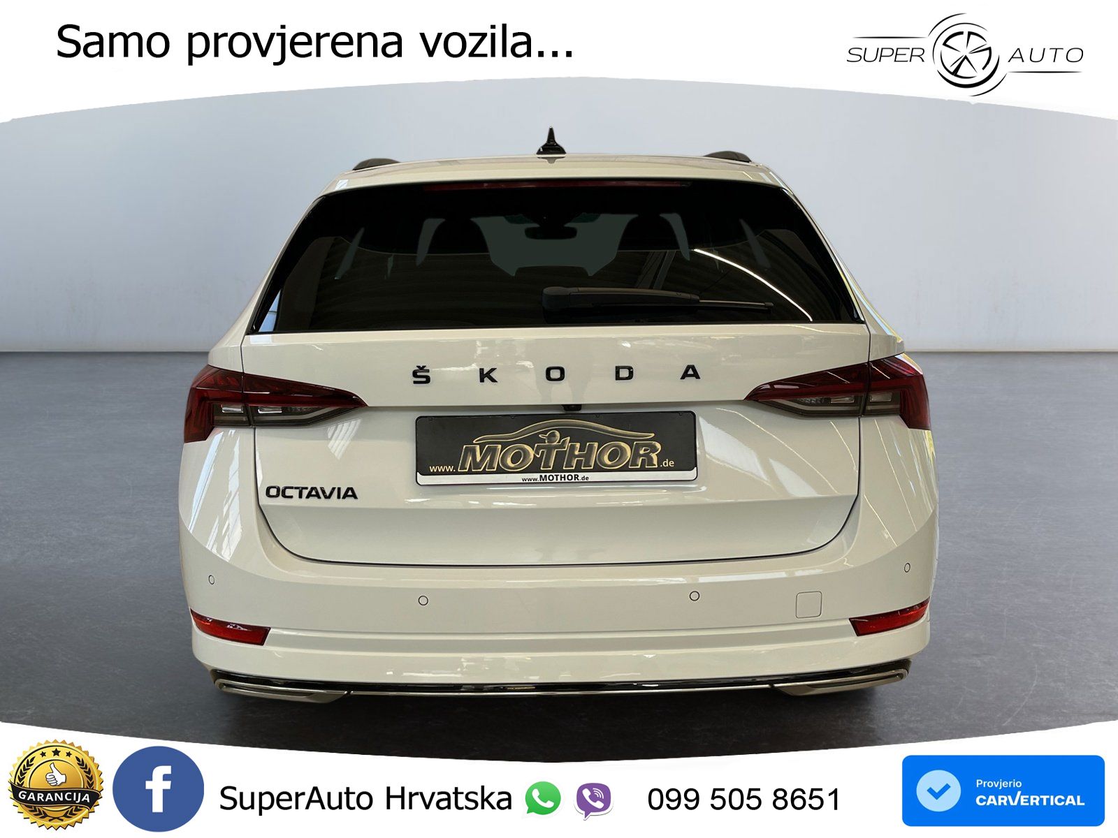 Škoda Octavia Combi 2.0 TSI (190 KS) 4x4 DSG SportLine LED+GR SJED+ACC