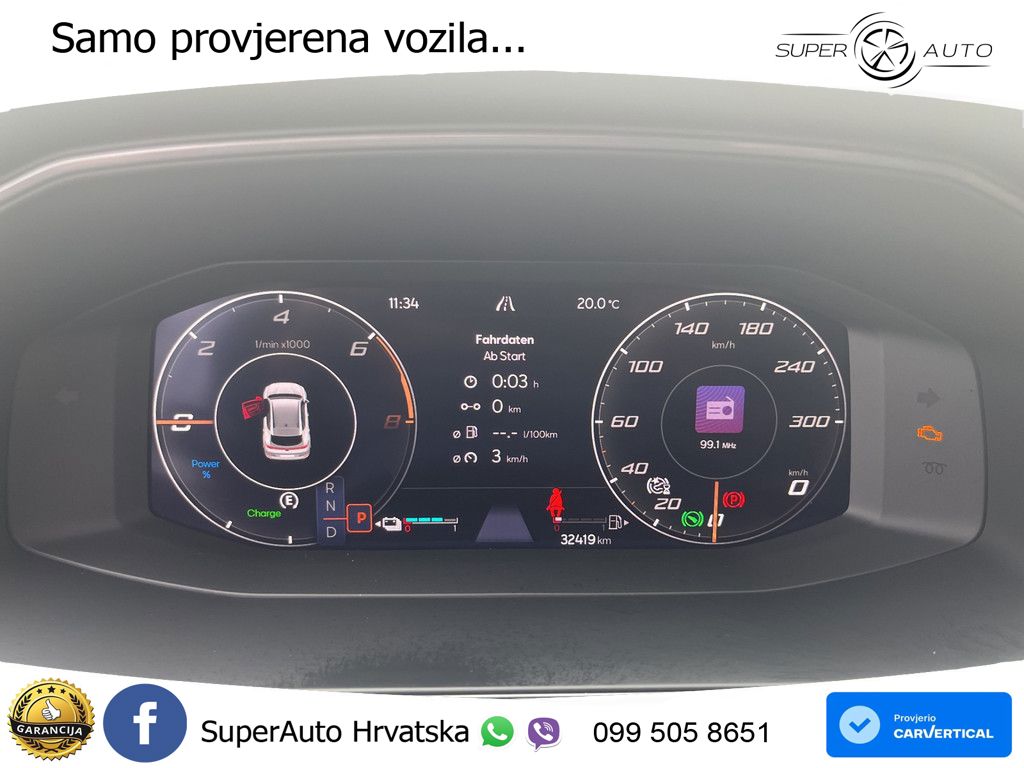 Cupra Formentor 1.4 TSI (204 KS) e-Hybrid DSG LED+GR SJED+ACC