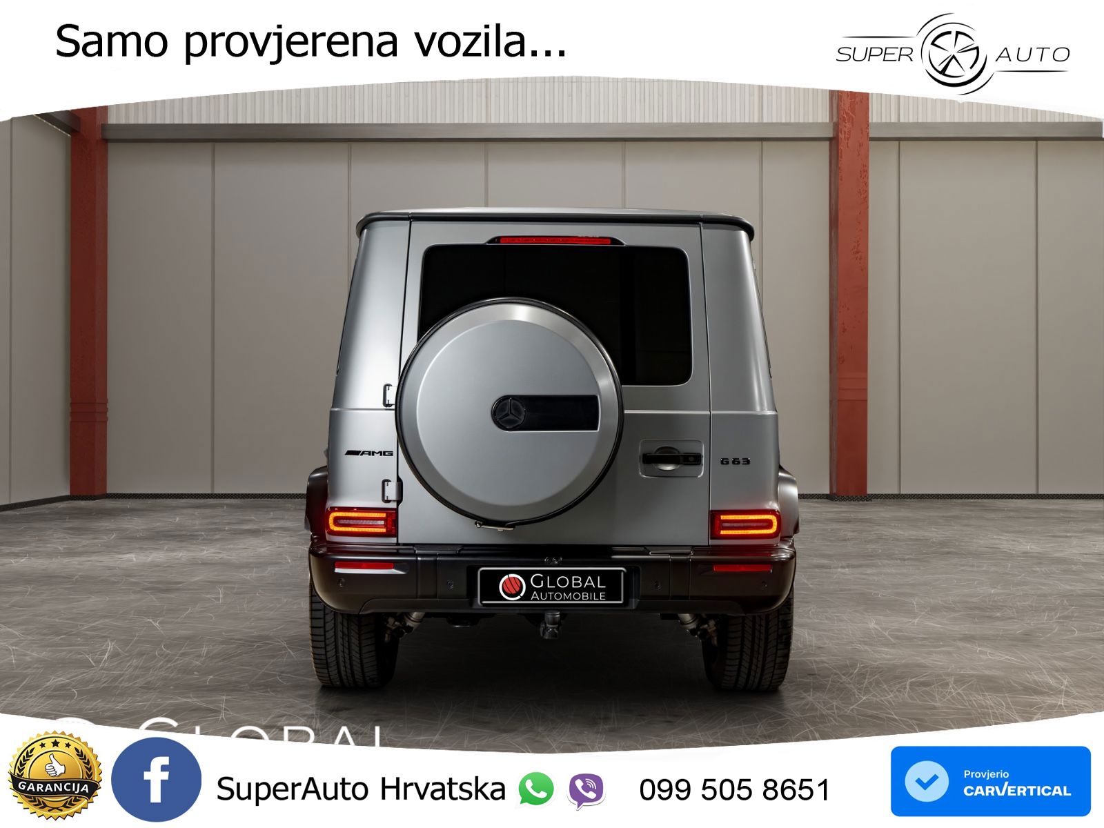 Mercedes AMG G 63 Long V8 (585 KS) 4MATIC 9G-TRONIC AMG SPEEDSHIFT TCT Manufaktur LED+GR SJED+ACC