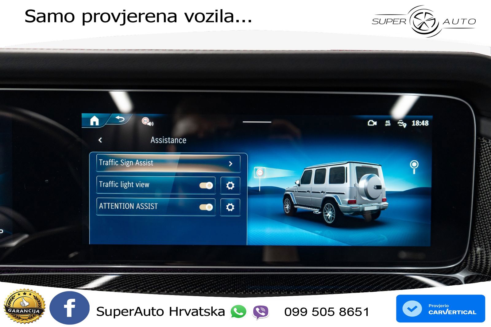 Mercedes AMG G 63 Long V8 (585 KS) 4MATIC 9G-TRONIC AMG SPEEDSHIFT TCT Manufaktur LED+GR SJED+ACC