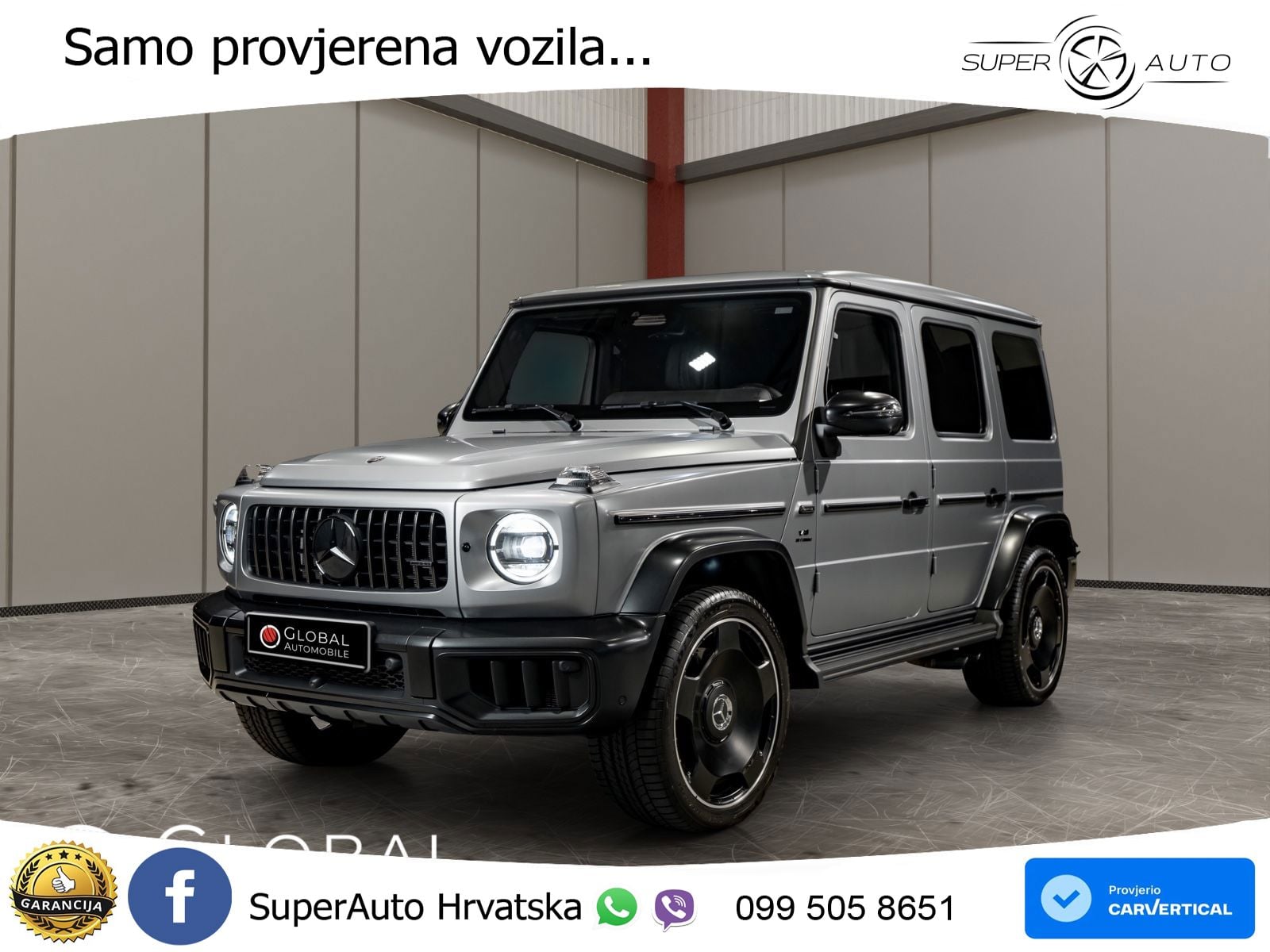 Mercedes AMG G 63 Long V8 (585 KS) 4MATIC 9G-TRONIC AMG SPEEDSHIFT TCT Manufaktur LED+GR SJED+ACC