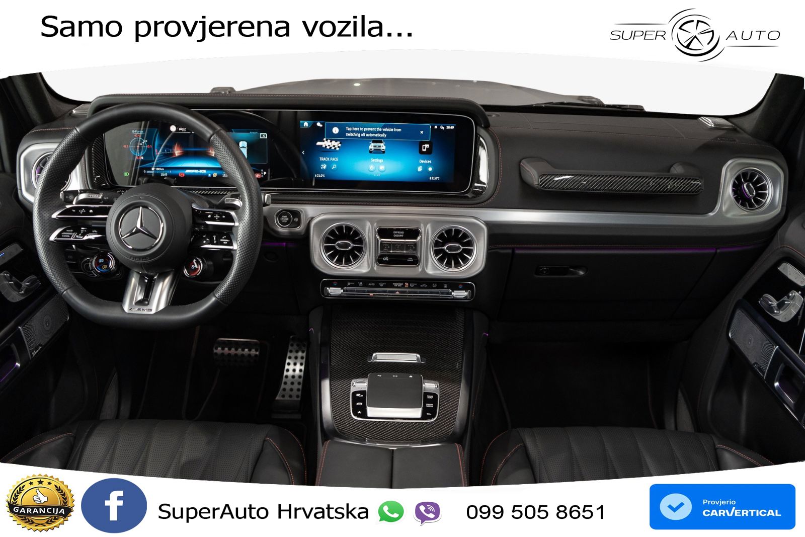 Mercedes AMG G 63 Long V8 (585 KS) 4MATIC 9G-TRONIC AMG SPEEDSHIFT TCT Manufaktur LED+GR SJED+ACC