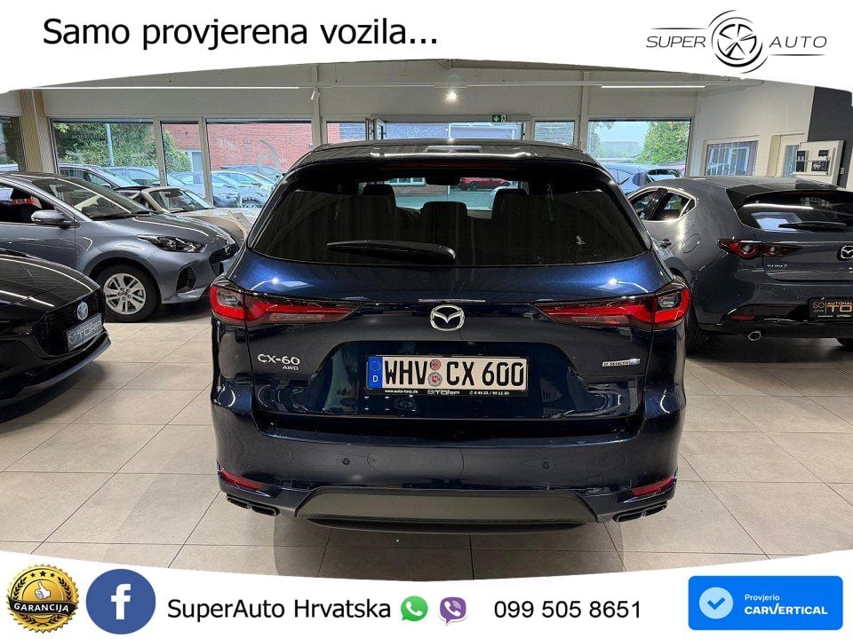 Mazda CX-60 2.5 e-Skyactiv (328 KS) AWD Automatic MATRIX+GR SJED+KAM