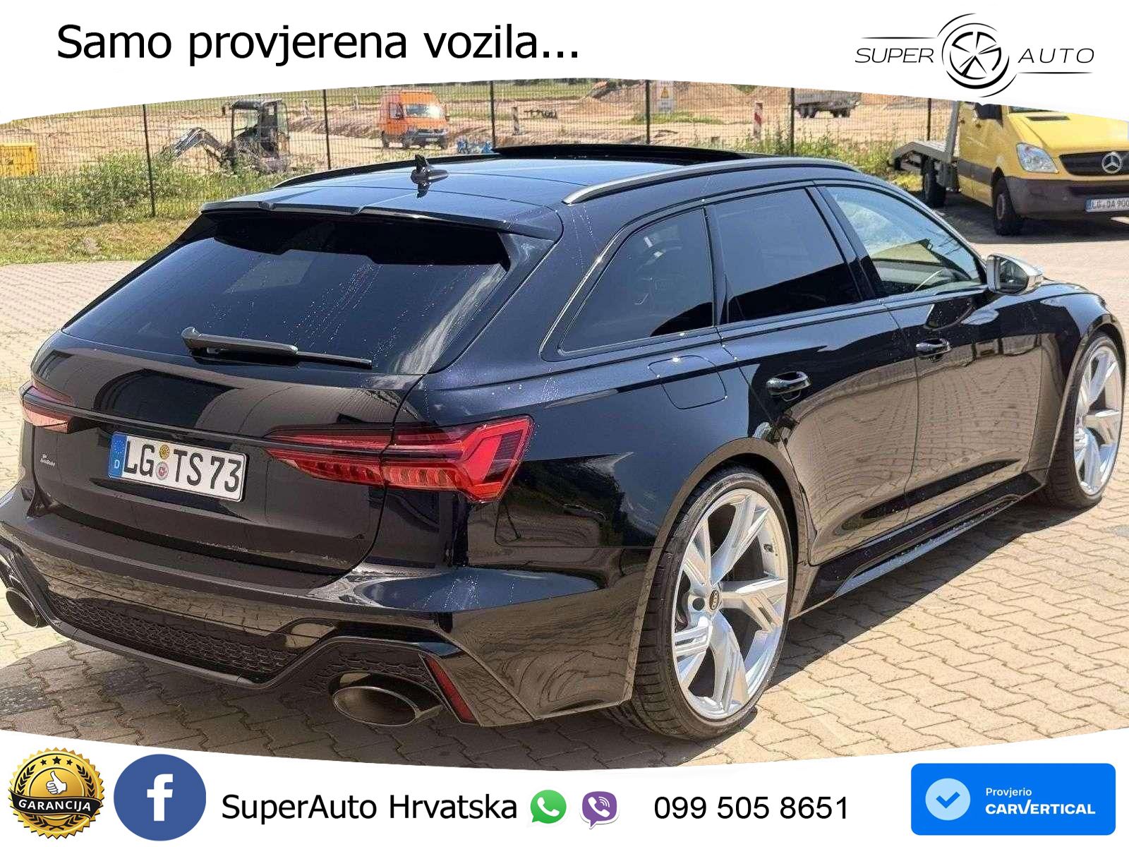 Audi RS6 Avant 4.0 TFSI V8 (600 KS) quattro Tiptronic ACC+HEAD+GR SJED+360+PANO