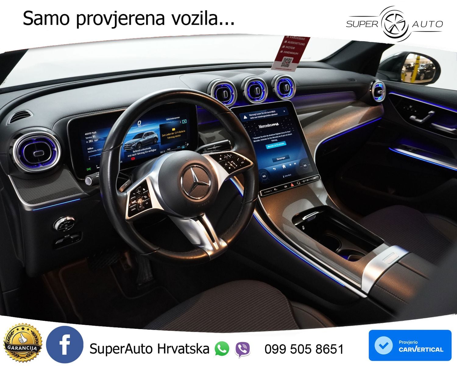 Mercedes GLC 220d 4M 2X Avantg NAVI+VIRTU+KAM+MEMO+GR.SJEDALA