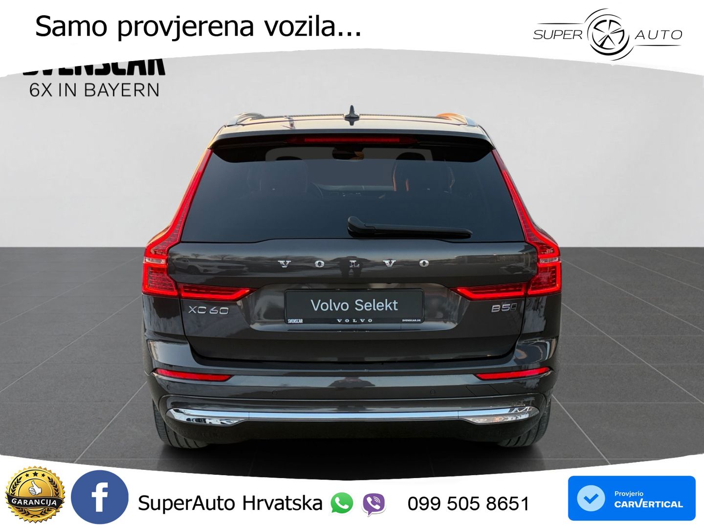 Volvo XC60 B5 Diesel AWD Geartronic ZRAČNI+ACC+GR SJED+KAM+PANO