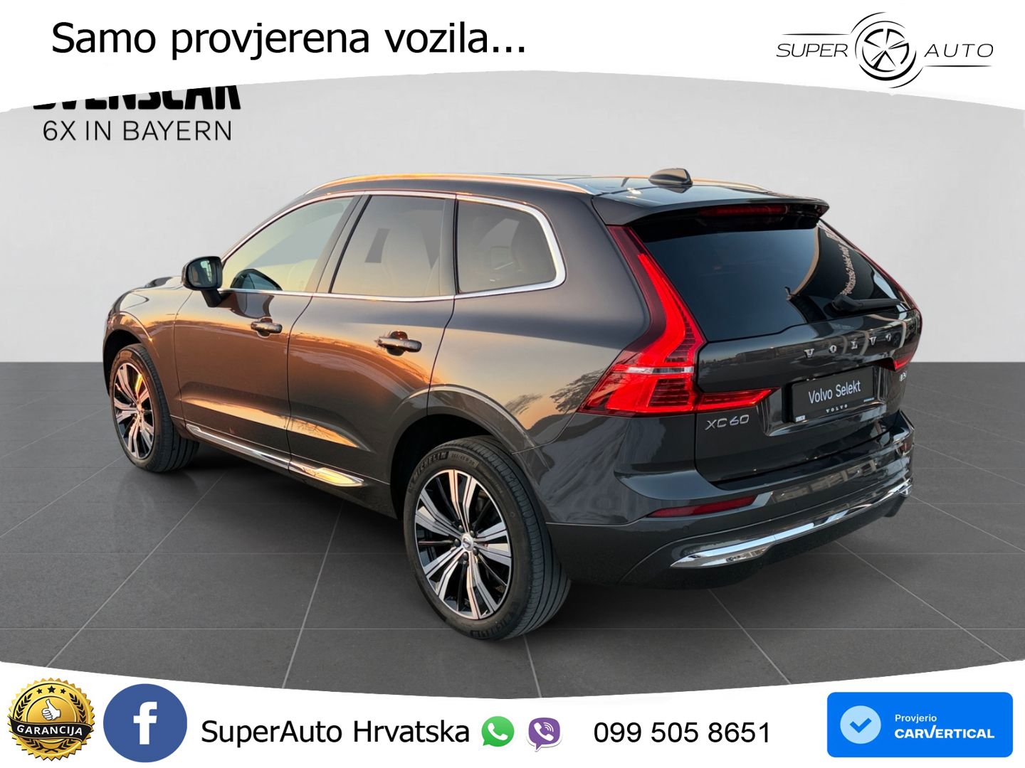 Volvo XC60 B5 Diesel AWD Geartronic ZRAČNI+ACC+GR SJED+KAM+PANO