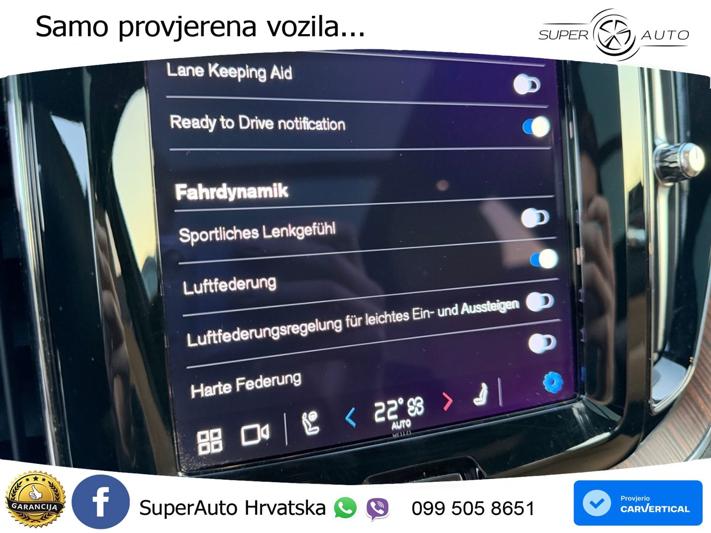 Volvo XC60 B5 Diesel AWD Geartronic ZRAČNI+ACC+GR SJED+KAM+PANO