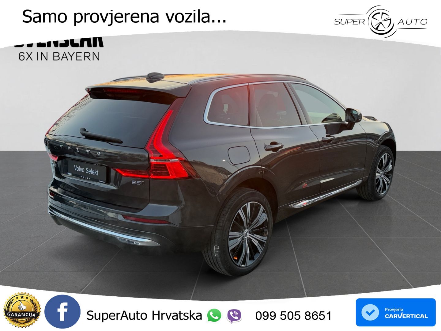 Volvo XC60 B5 Diesel AWD Geartronic ZRAČNI+ACC+GR SJED+KAM+PANO