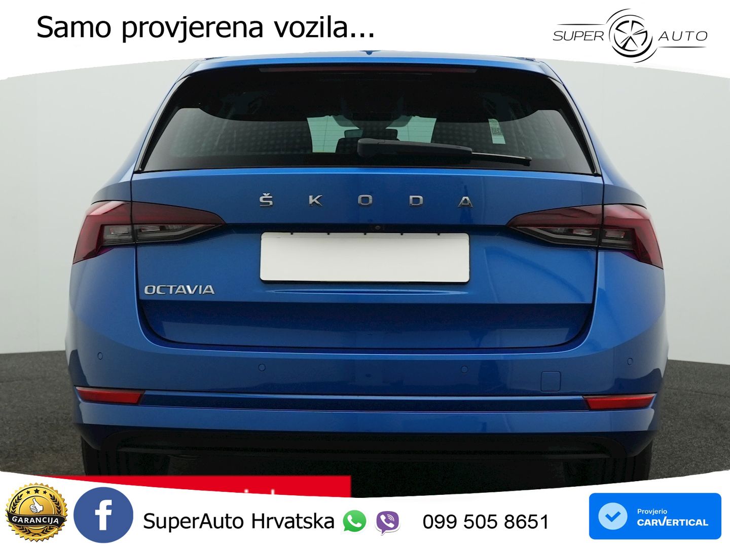 Škoda Octavia Combi 2.0 TDI (150 KS) DSG LED+GR SJED+ACC