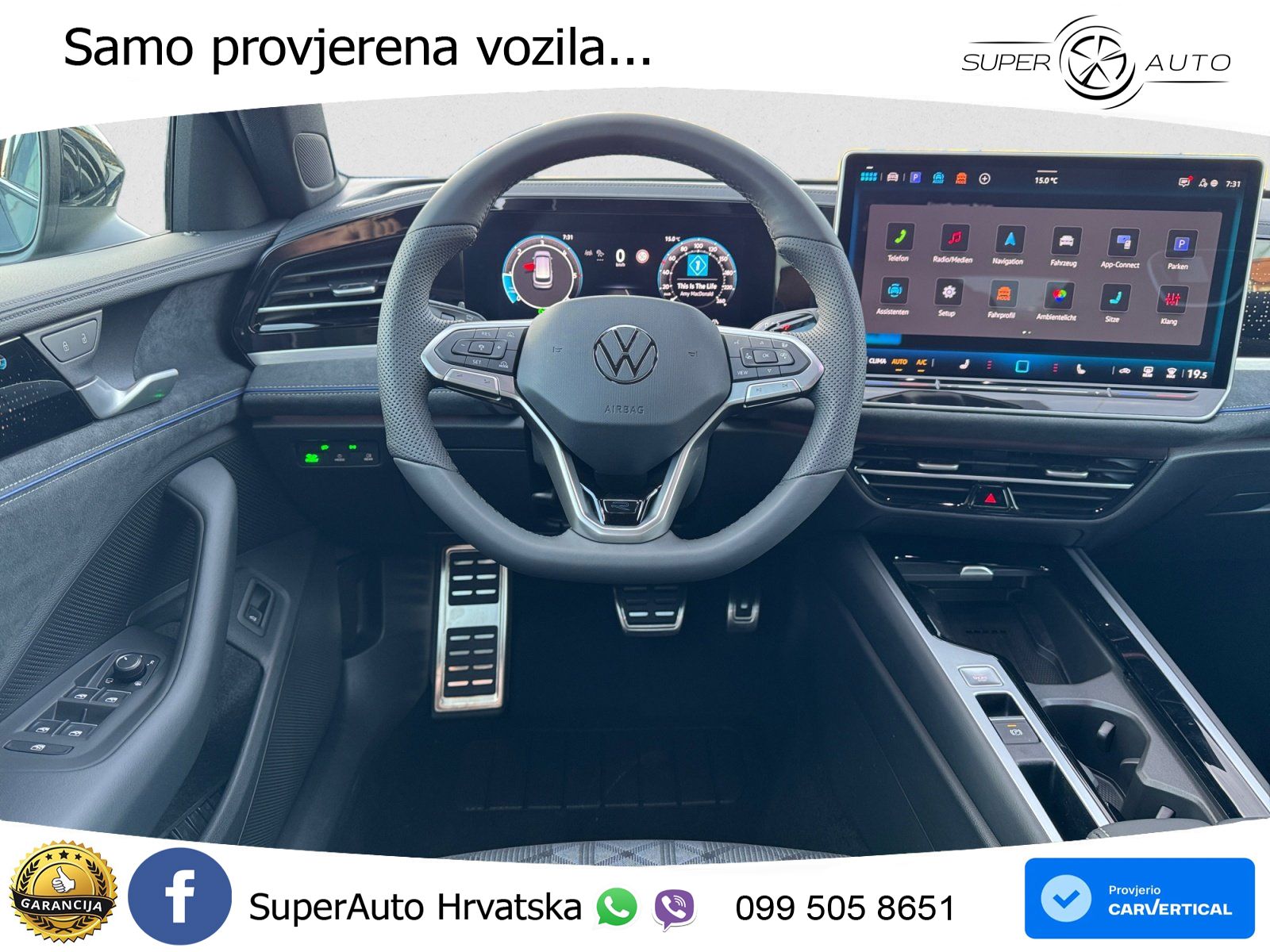 Volkswagen Passat Variant 2.0 TDI (193 KS) 4MOTION DSG R-Line LED+GR SJED+ACC