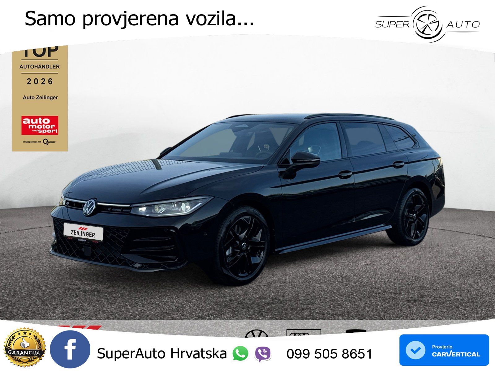 Volkswagen Passat Variant 2.0 TDI (193 KS) 4MOTION DSG R-Line LED+GR SJED+ACC