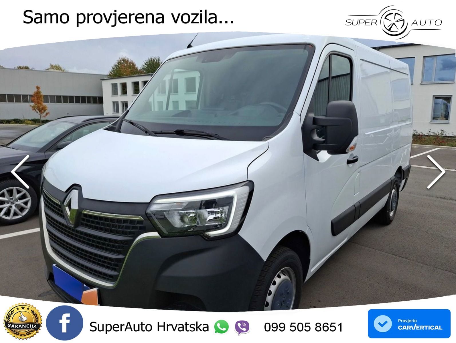 Renault Master L1H1 Ka 3,5t CAM NAVI 2x PDC 1. HAND 135 KS