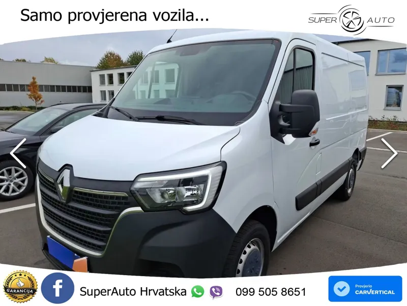 Renault Master L1H1 Ka 3,5t CAM NAVI 2x PDC 1. HAND 135 KS