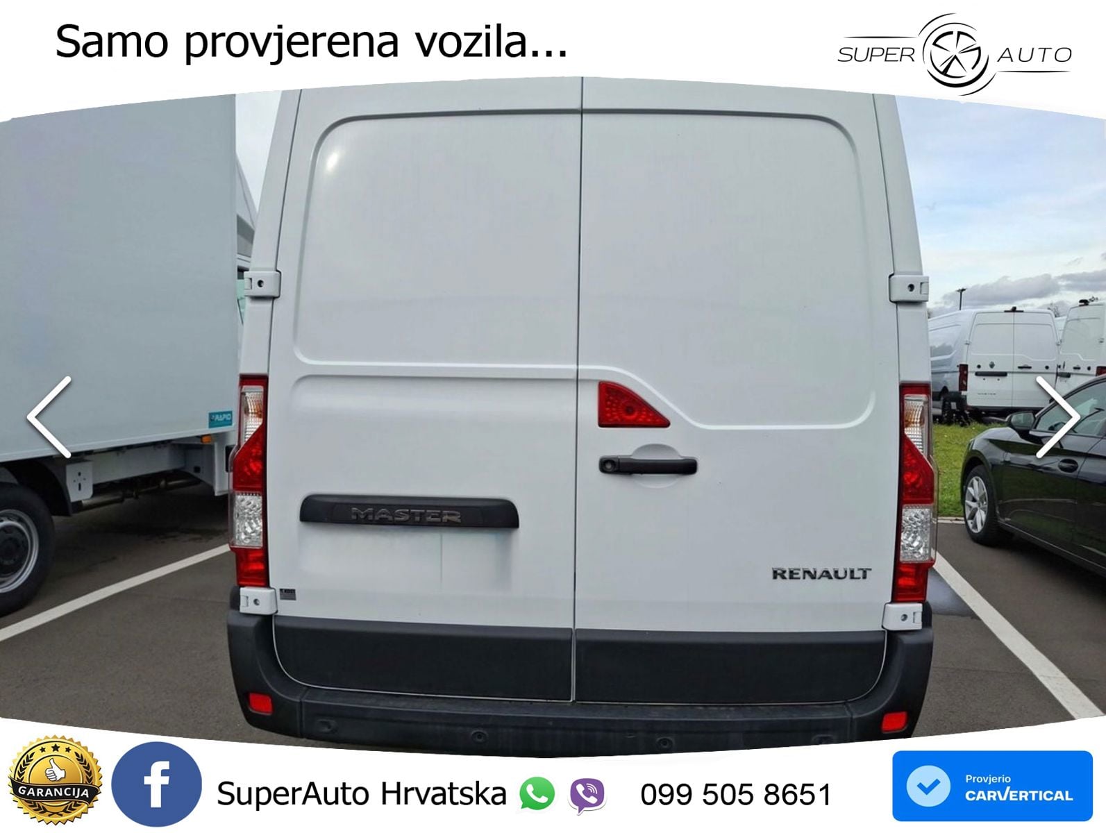 Renault Master L1H1 Ka 3,5t CAM NAVI 2x PDC 1. HAND 135 KS