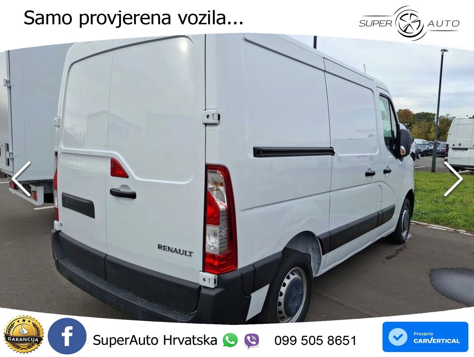 Renault Master L1H1 Ka 3,5t CAM NAVI 2x PDC 1. HAND 135 KS
