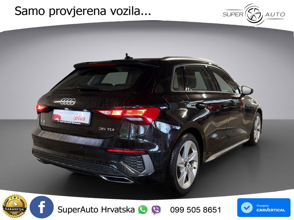 Audi A3 35 TDI (150 KS) S tronic S line