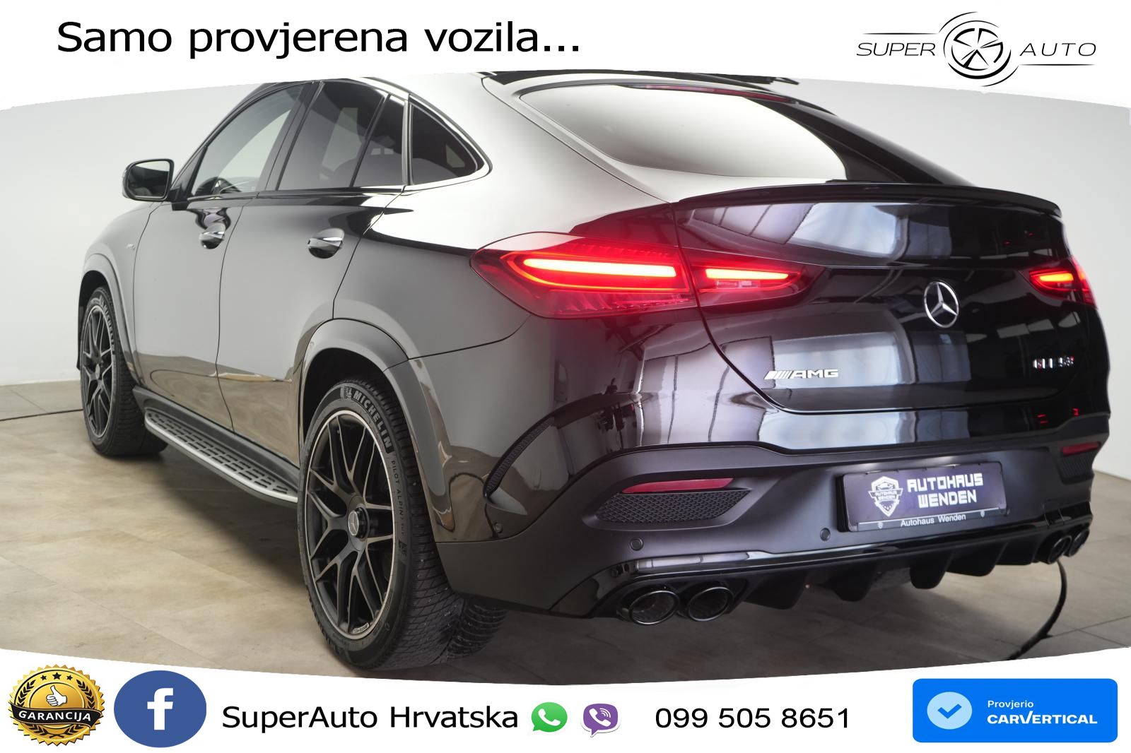 Mercedes AMG GLE 53 (435 KS) EQ Boost 4MATIC+ AMG SPEEDSHIFT TCT 9G ACC+HEAD+GR SJED+360+PANO