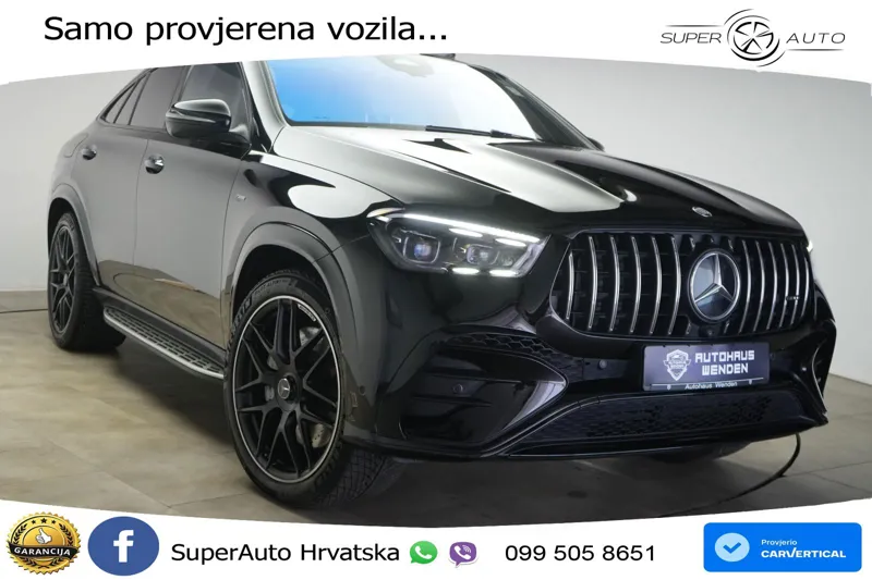 Mercedes AMG GLE 53 (435 KS) EQ Boost 4MATIC+ AMG SPEEDSHIFT TCT 9G ACC+HEAD+GR SJED+360+PANO