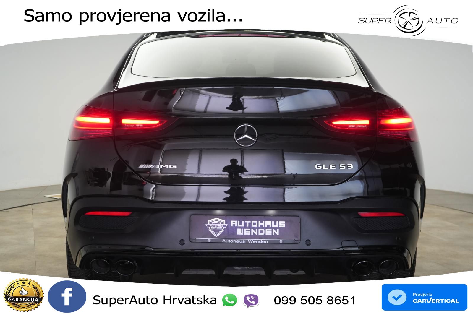 Mercedes AMG GLE 53 (435 KS) EQ Boost 4MATIC+ AMG SPEEDSHIFT TCT 9G ACC+HEAD+GR SJED+360+PANO