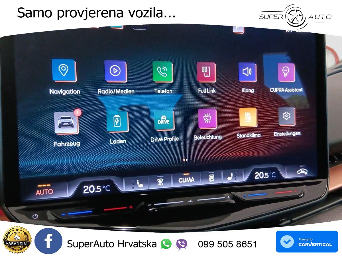 Cupra Tavascan 82 kWh (286 KS) LED+GR SJED+ACC