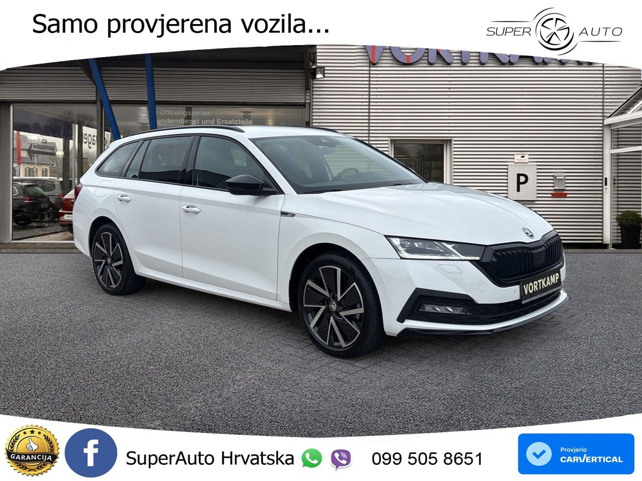 Škoda Octavia Combi iV 1.4 TSI (204 KS) DSG SportLine LED+GR SJED+ACC