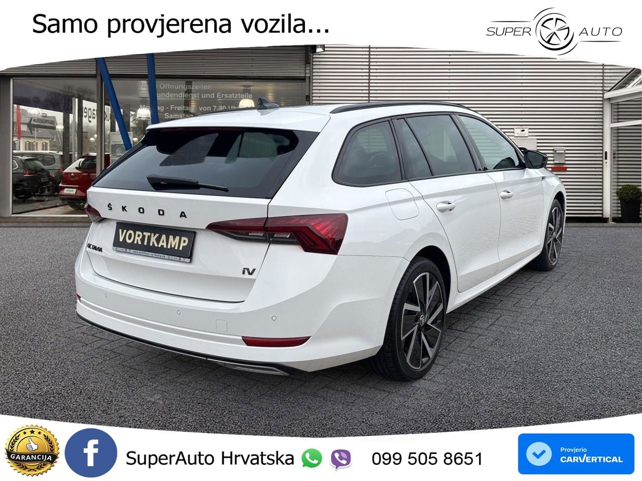 Škoda Octavia Combi iV 1.4 TSI (204 KS) DSG SportLine LED+GR SJED+ACC