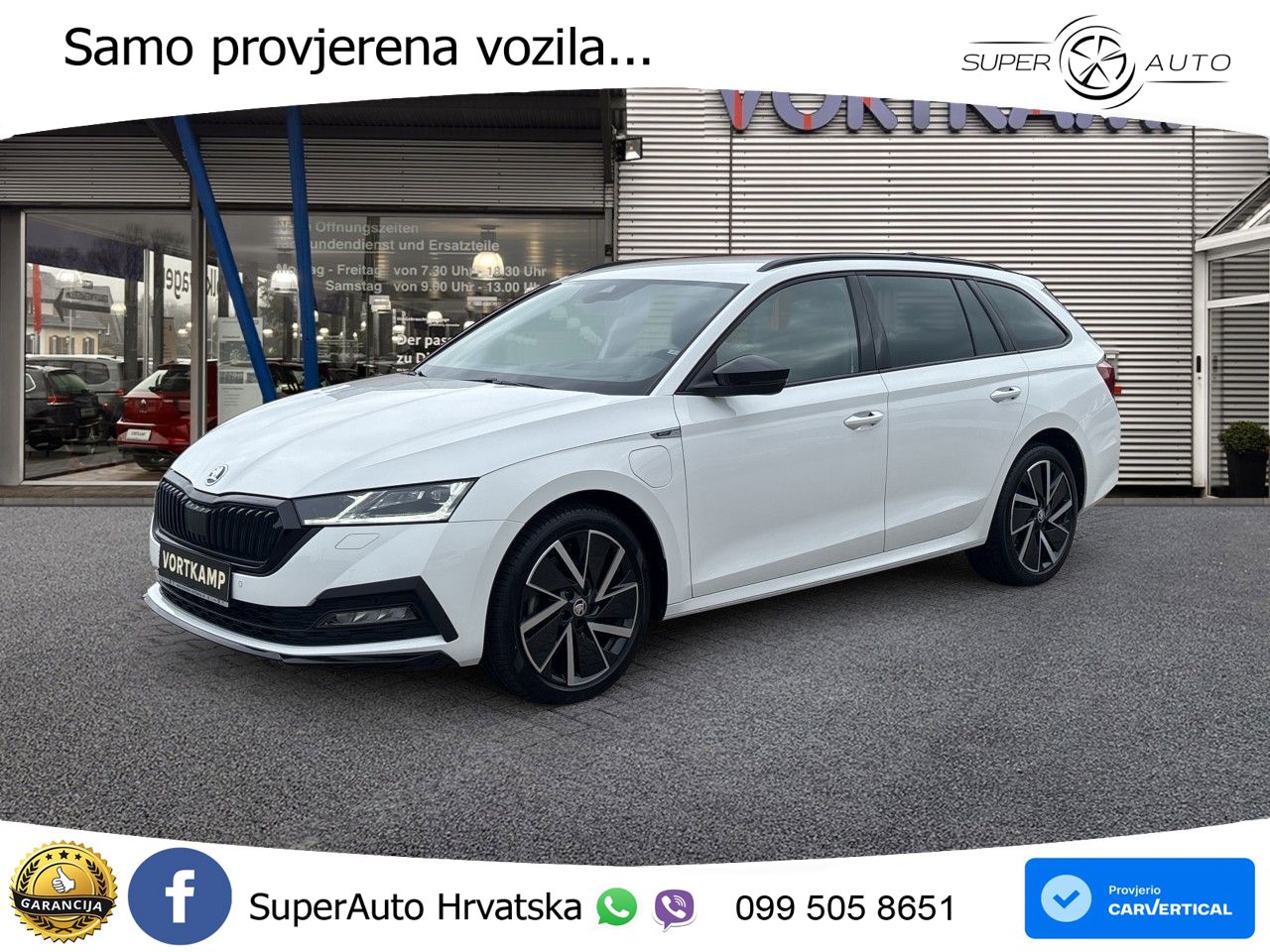 Škoda Octavia Combi iV 1.4 TSI (204 KS) DSG SportLine LED+GR SJED+ACC