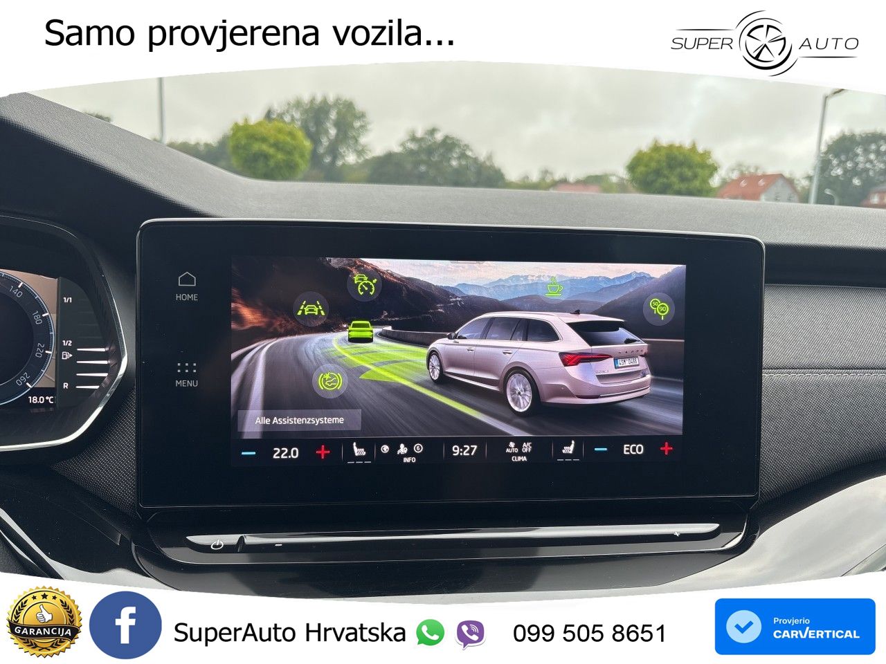 Škoda Octavia Combi iV 1.4 TSI (204 KS) DSG SportLine LED+GR SJED+ACC