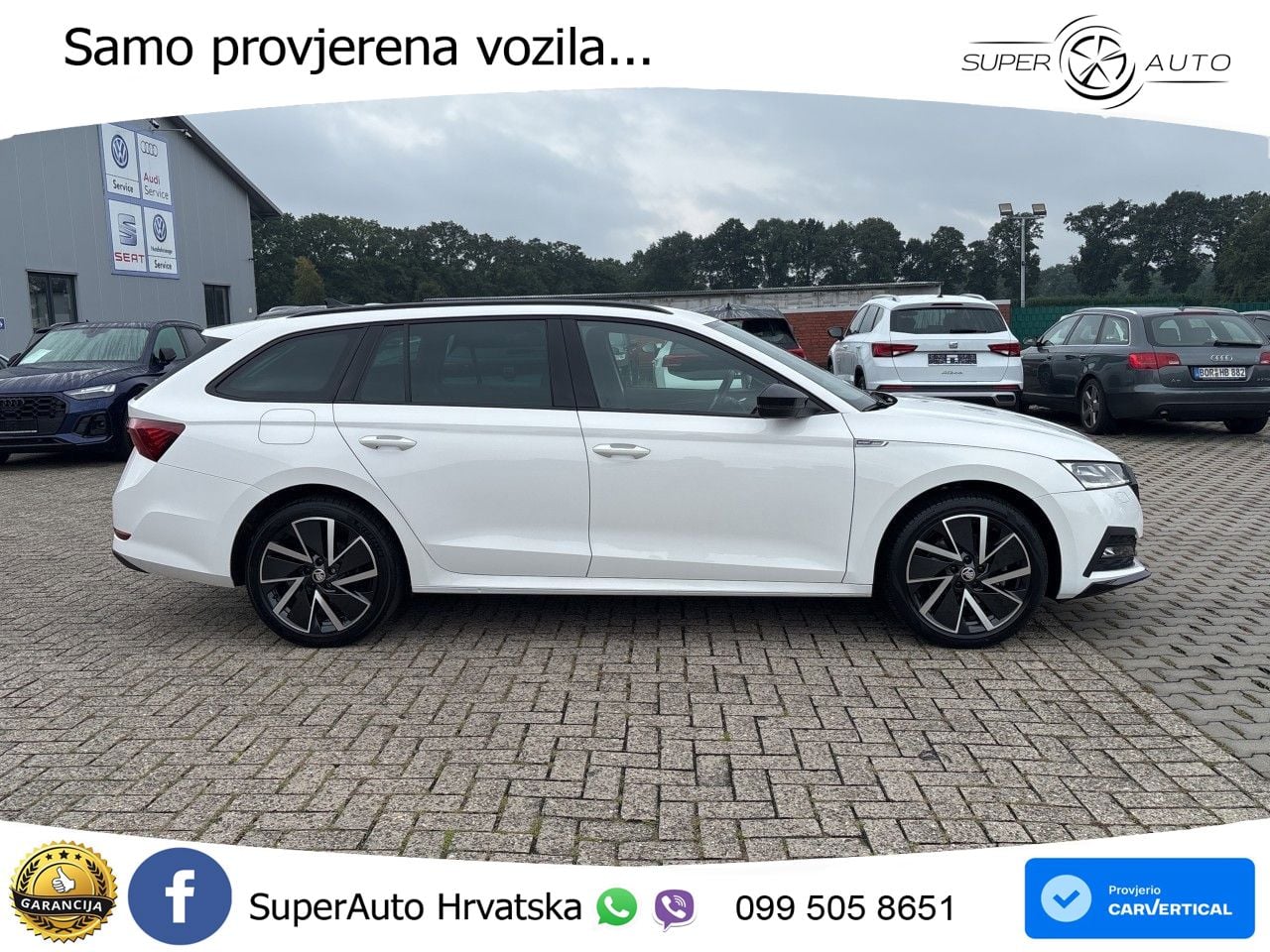 Škoda Octavia Combi iV 1.4 TSI (204 KS) DSG SportLine LED+GR SJED+ACC
