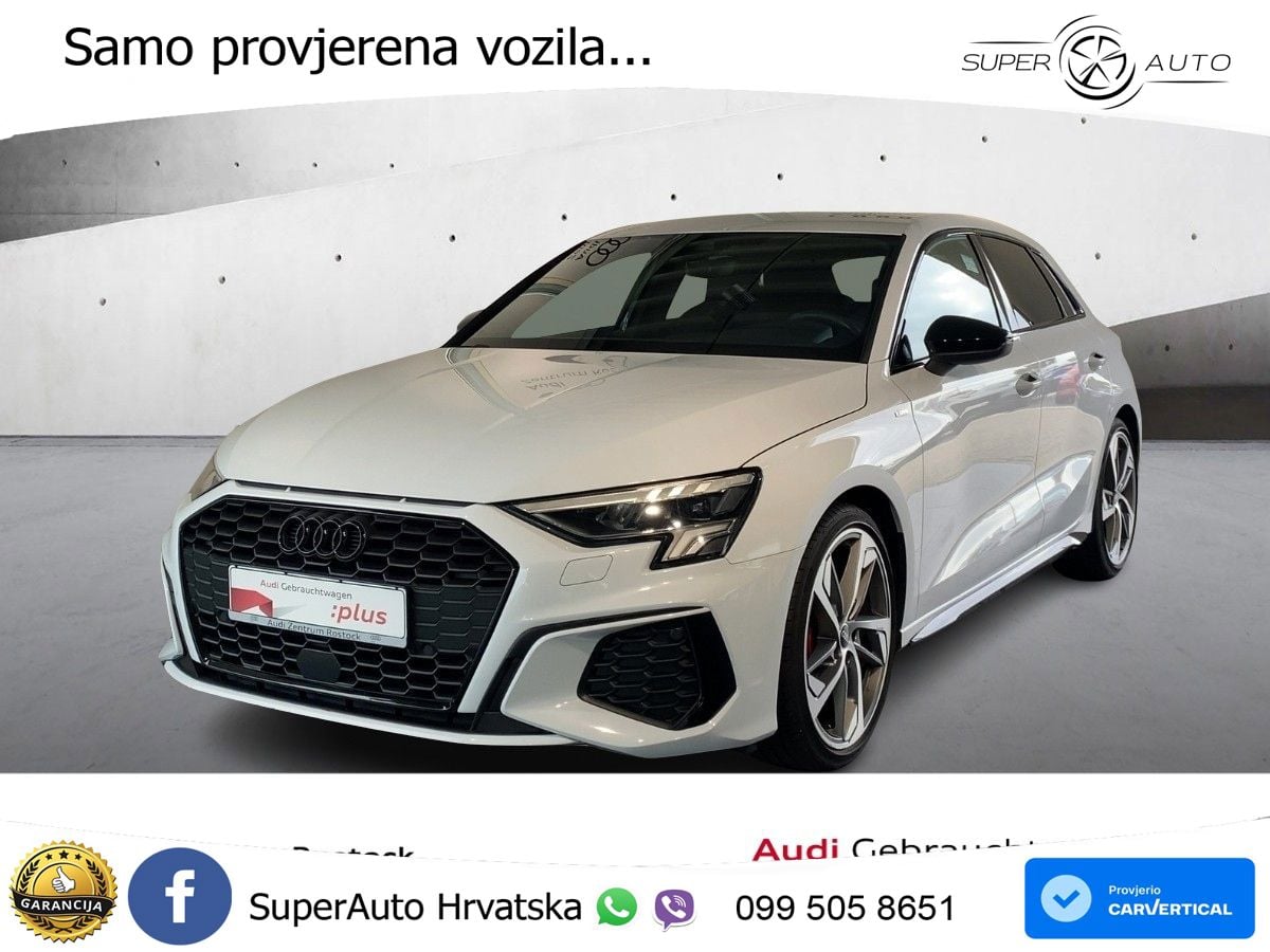 Audi A3 35 TDI (150 KS) S tronic S line LED+GR SJED+ACC