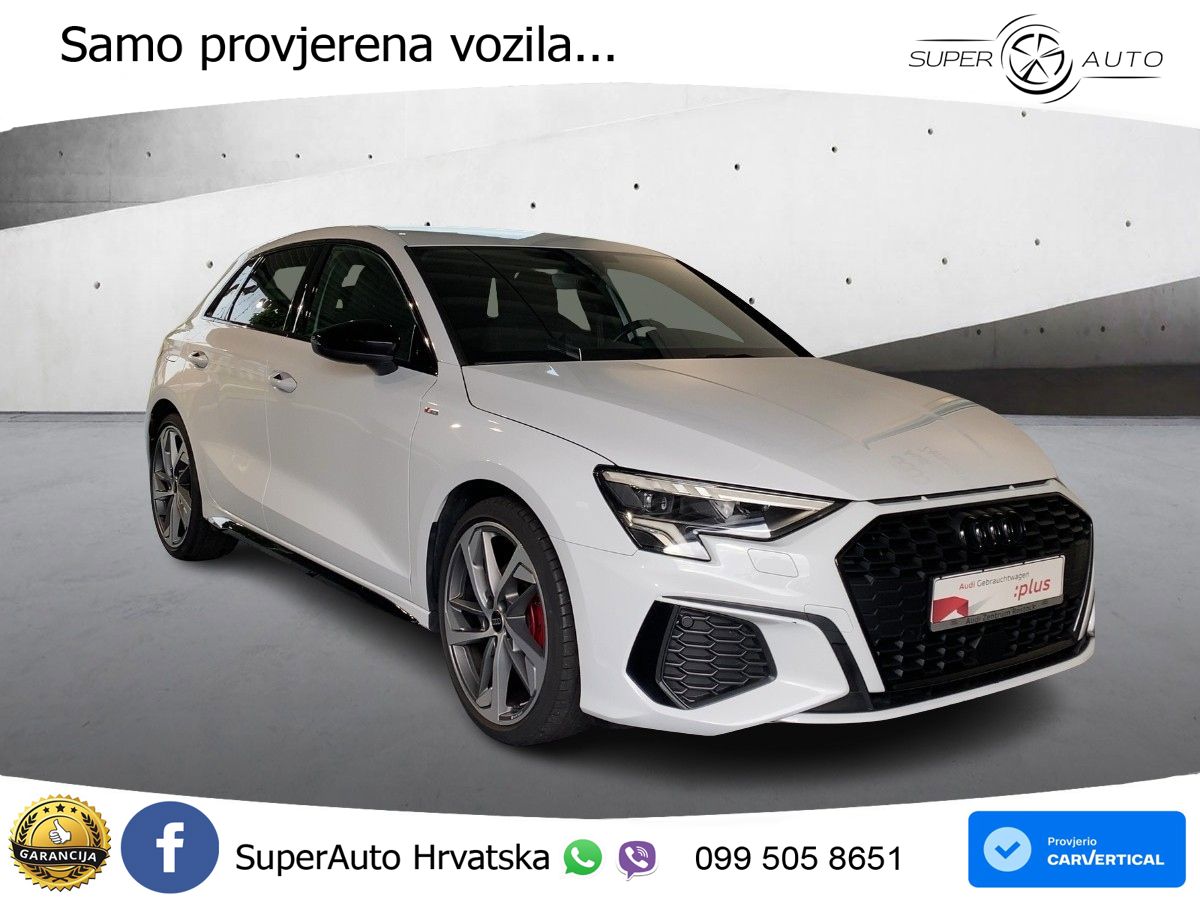 Audi A3 35 TDI (150 KS) S tronic S line LED+GR SJED+ACC