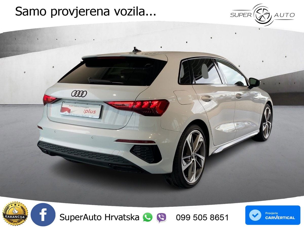 Audi A3 35 TDI (150 KS) S tronic S line LED+GR SJED+ACC