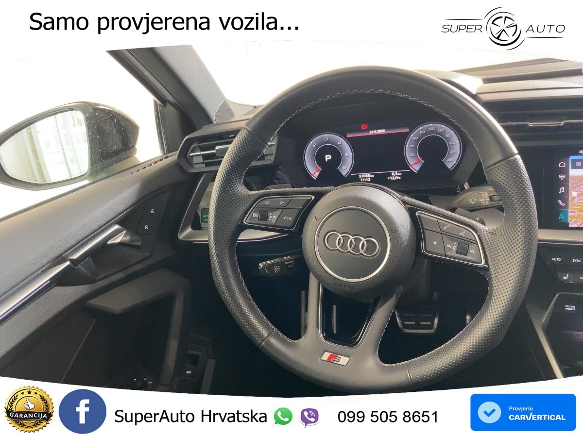 Audi A3 35 TDI (150 KS) S tronic S line LED+GR SJED+ACC