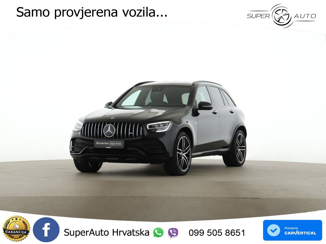 Mercedes AMG GLC 43 V6 (390 KS) 4MATIC TCT LED+GR SJED+ACC