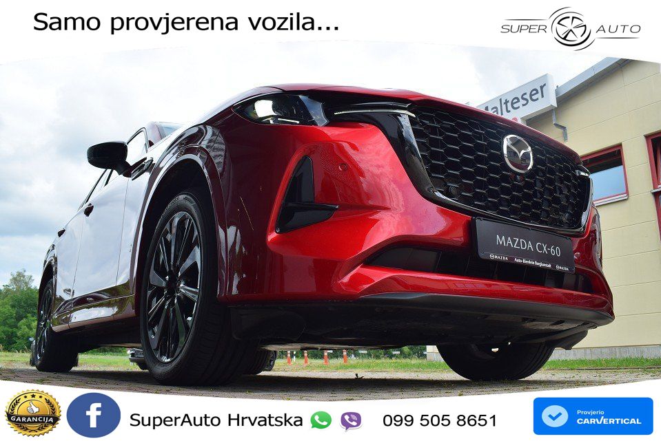 Mazda CX-60 3.3 e-Skyactiv D (254 KS) AWD Automatic MATRIX+GR SJED+KAM