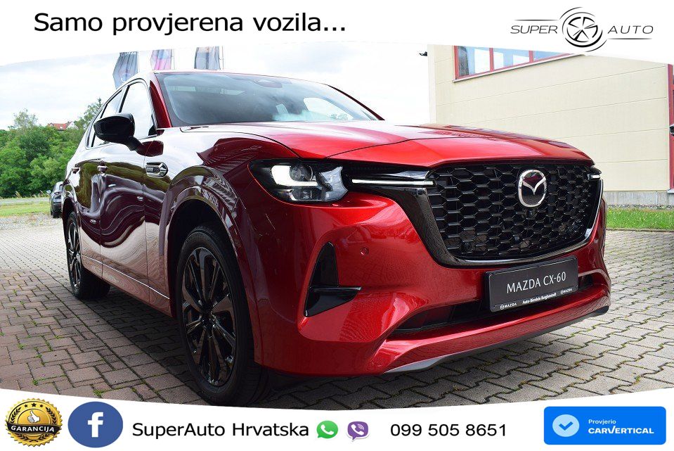 Mazda CX-60 3.3 e-Skyactiv D (254 KS) AWD Automatic MATRIX+GR SJED+KAM