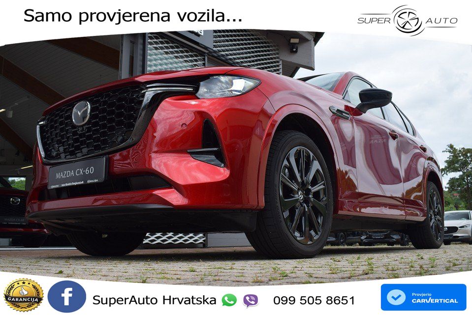 Mazda CX-60 3.3 e-Skyactiv D (254 KS) AWD Automatic MATRIX+GR SJED+KAM
