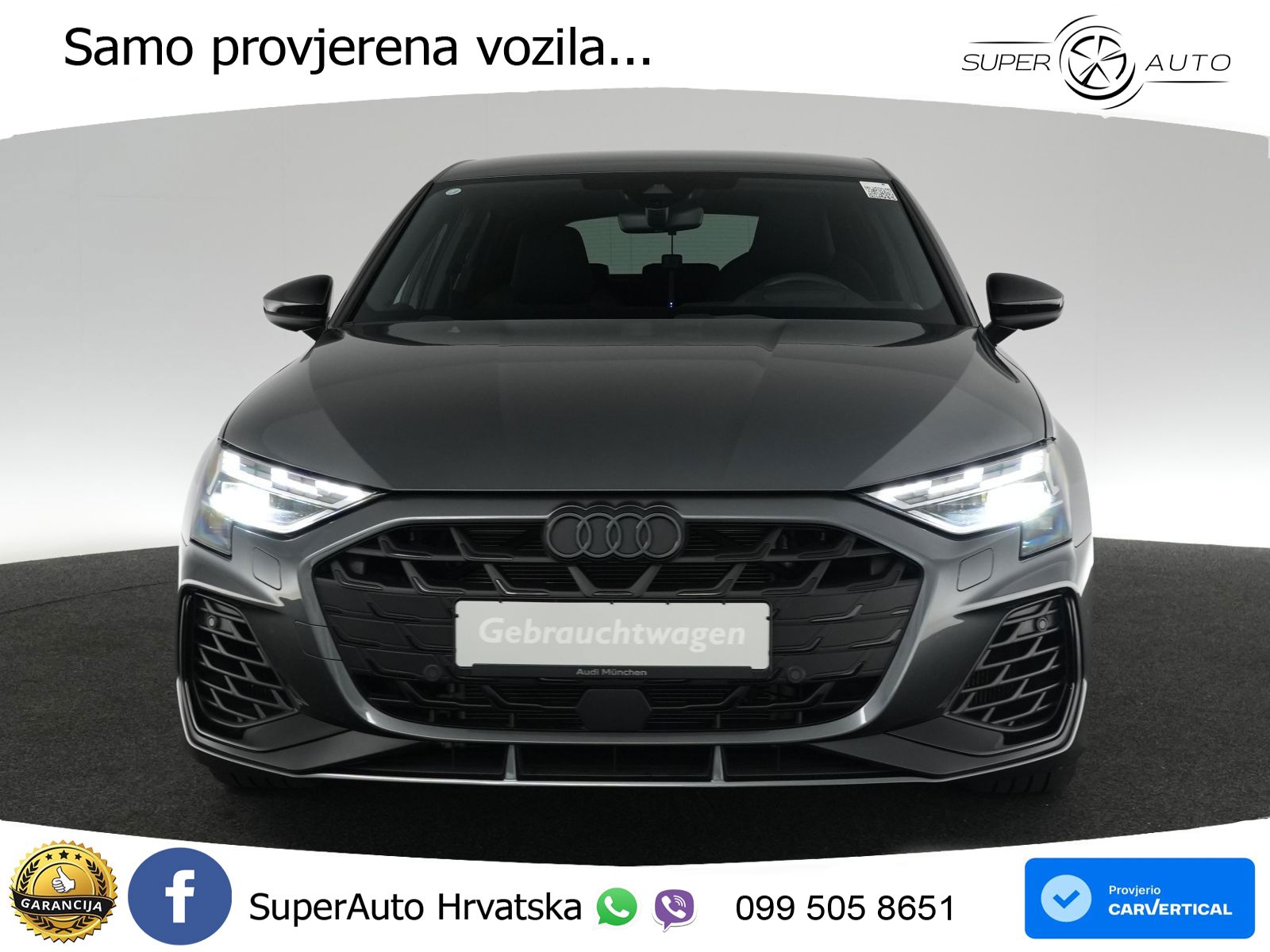 Audi S3 2.0 TFSI (333 KS) quattro S tronic MATRIX+GR SJED+KAM