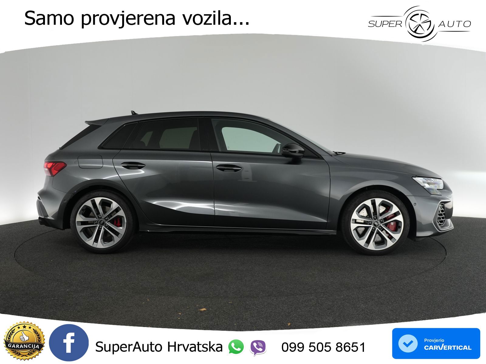 Audi S3 2.0 TFSI (333 KS) quattro S tronic MATRIX+GR SJED+KAM