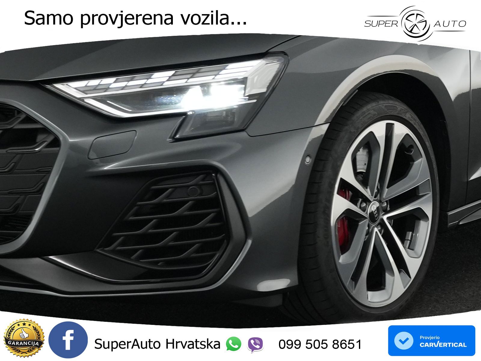 Audi S3 2.0 TFSI (333 KS) quattro S tronic MATRIX+GR SJED+KAM
