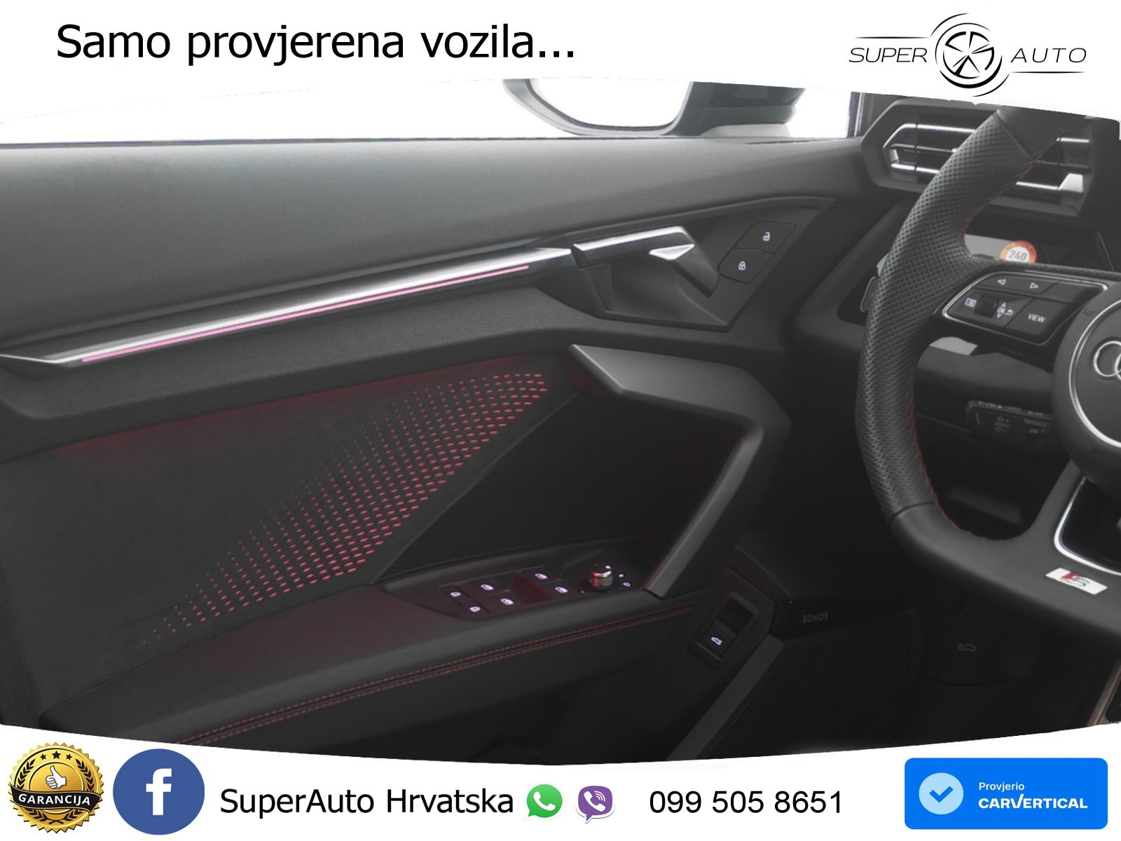 Audi S3 2.0 TFSI (333 KS) quattro S tronic MATRIX+GR SJED+KAM