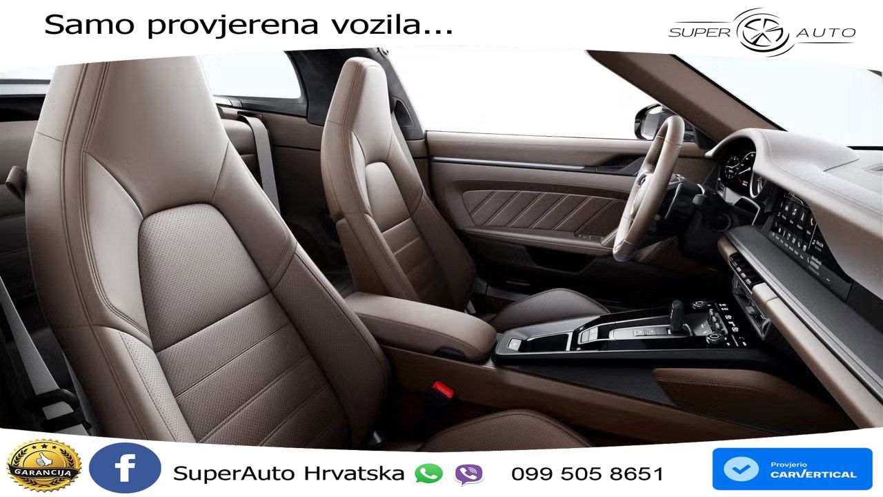 Porsche 911 Carrera 4 GTS Cabriolet 3.0 (480 KS) PDK LED+GR SJED+ACC